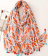 Bright Multi Color Print Scarf