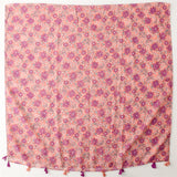 Ladies Purple Flowers Print Scarf