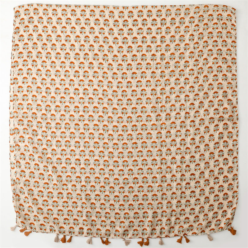 Ladies | Brown Modern Printed Scarf