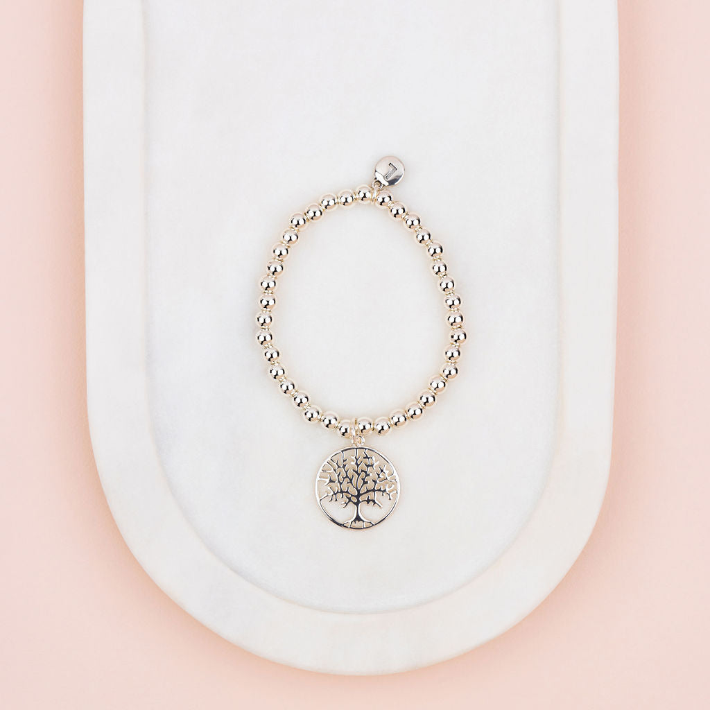 Silver Tree Bracelet