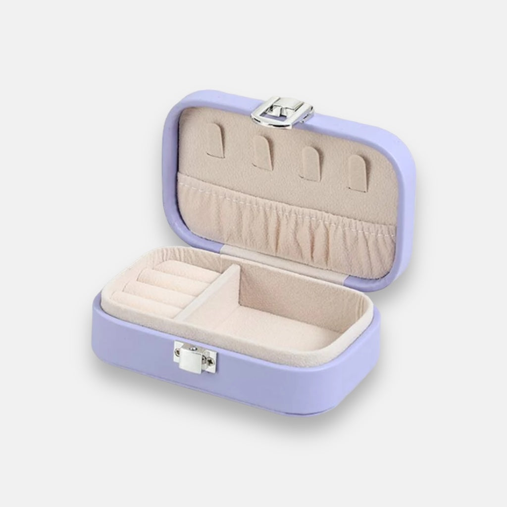 Lilac | Mini Rectangle Travel Jewellery Box