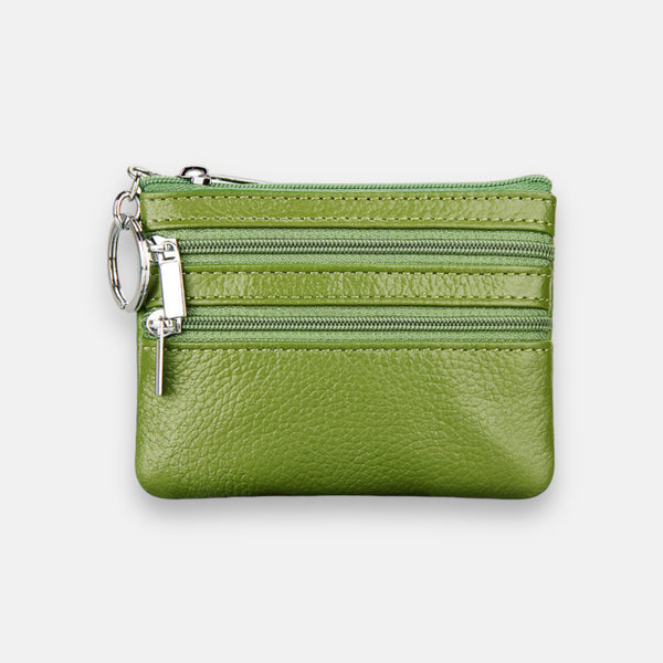 Green Small Zip Wallet