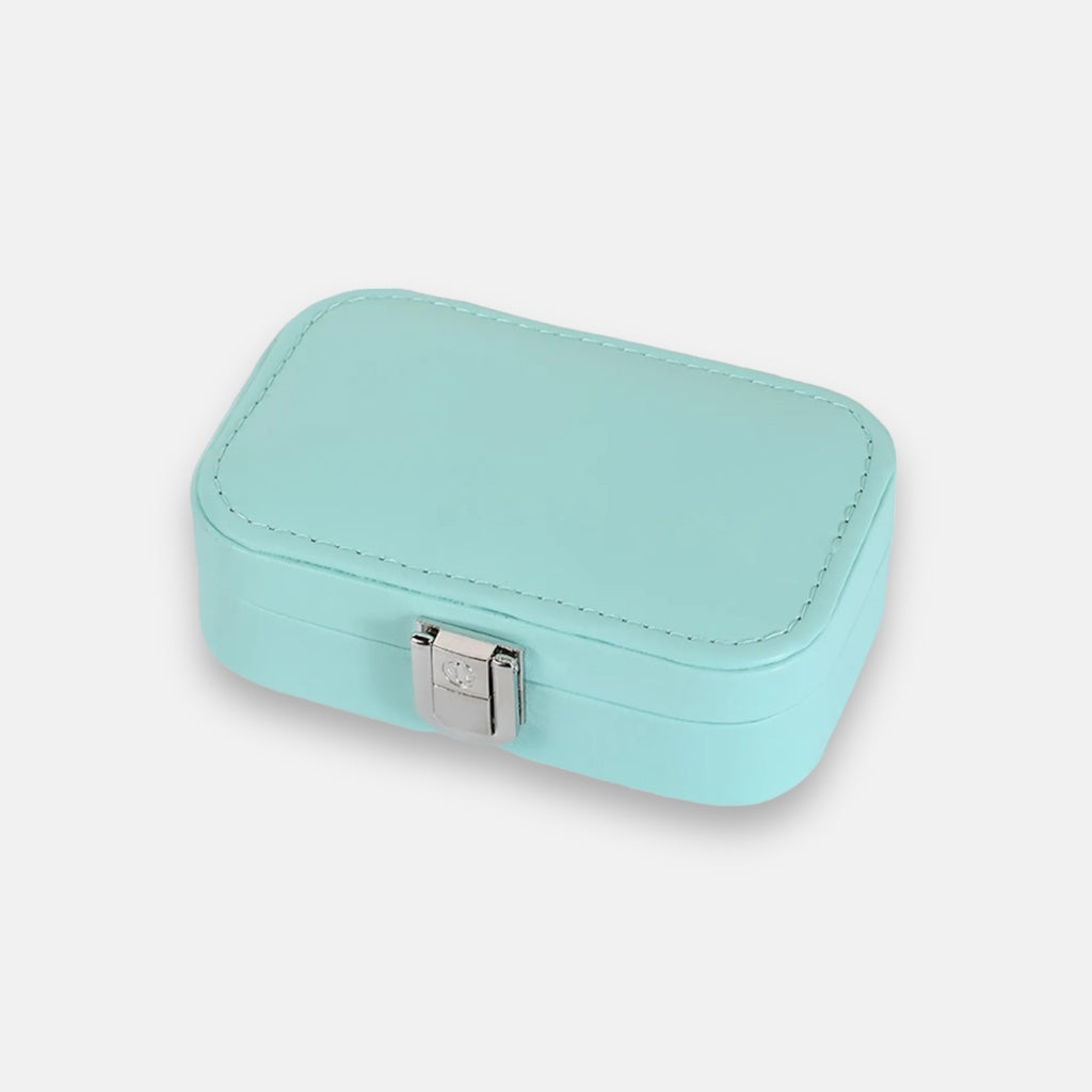 Mint | Mini Travel Rectangle Jewellery Box