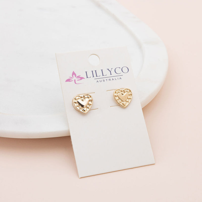 Limited Edition | Light Gold Heart Earring