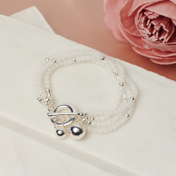 Fine | Silver Fob Clasp Bracelet