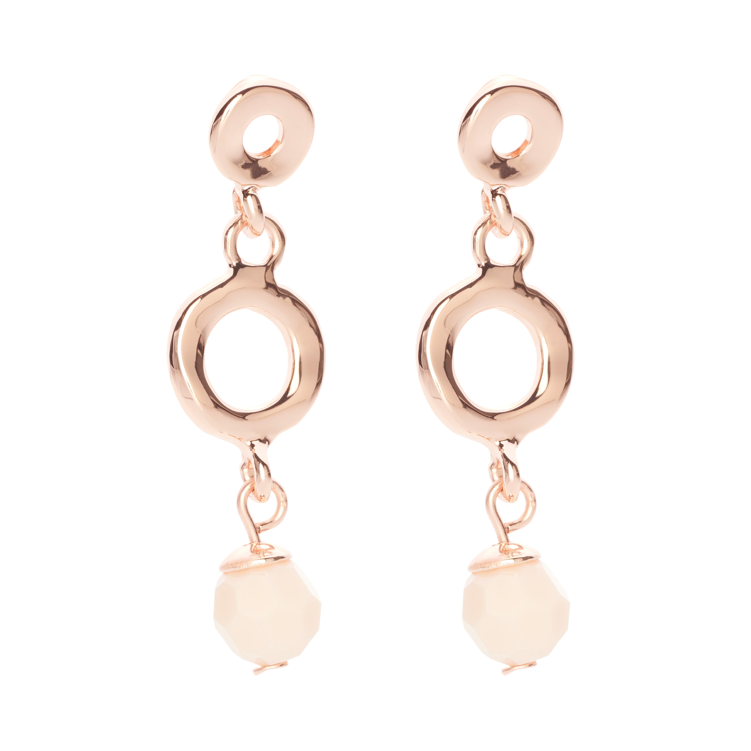 Fine | Rose Gold & Pink Earring