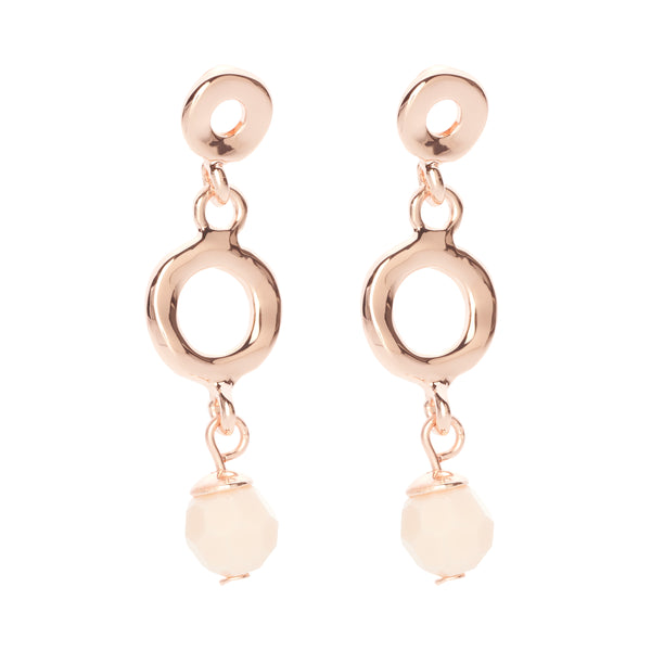 Fine | Rose Gold & Pink Earring
