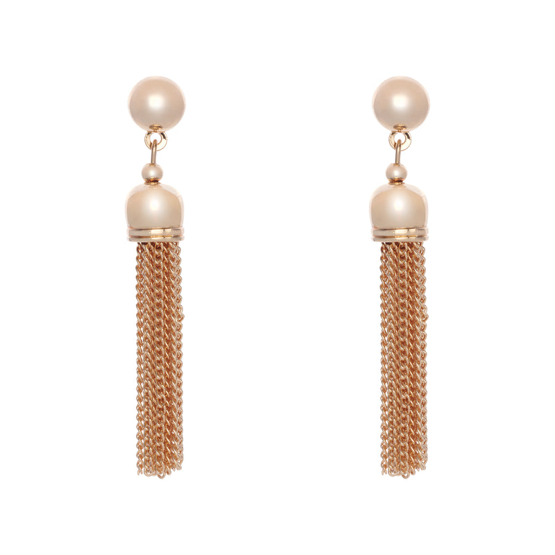 Fine | Gold Tassel Earring