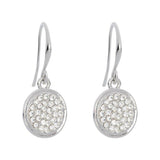 Fine | Silver Drop Cubic Zirconia Earring