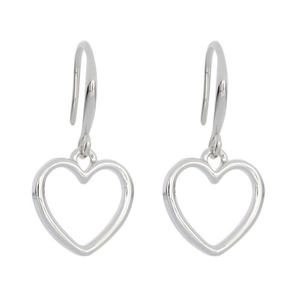 Fine | Silver Heart Earring