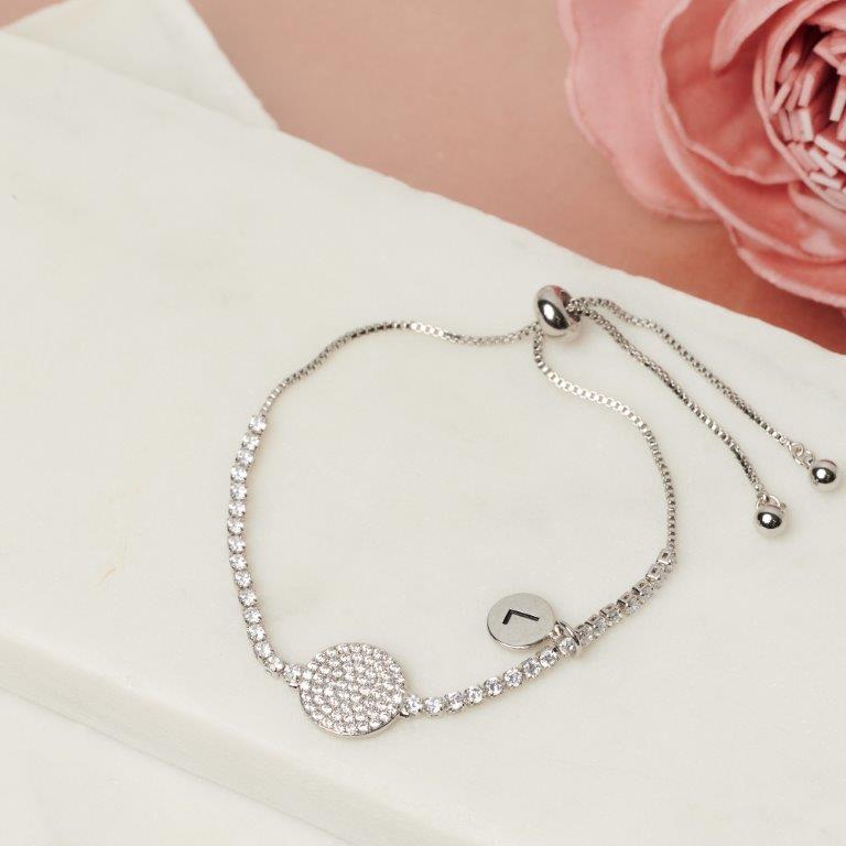 Fine | Silver Round Bling Bracelet