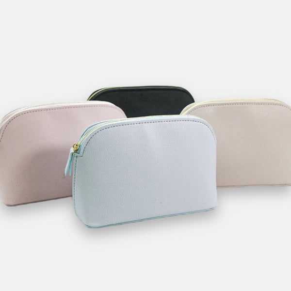 Beige Makeup Bag