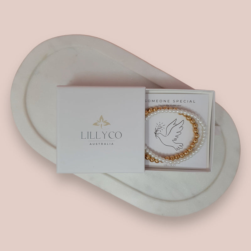 JEWELLERY GIFT BOX | Someone Special #1 Boxed Gold Bracelet