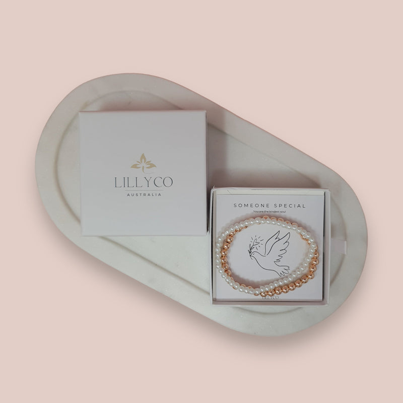 JEWELLERY GIFT BOX | Someone Special #1 Boxed Gold Bracelet