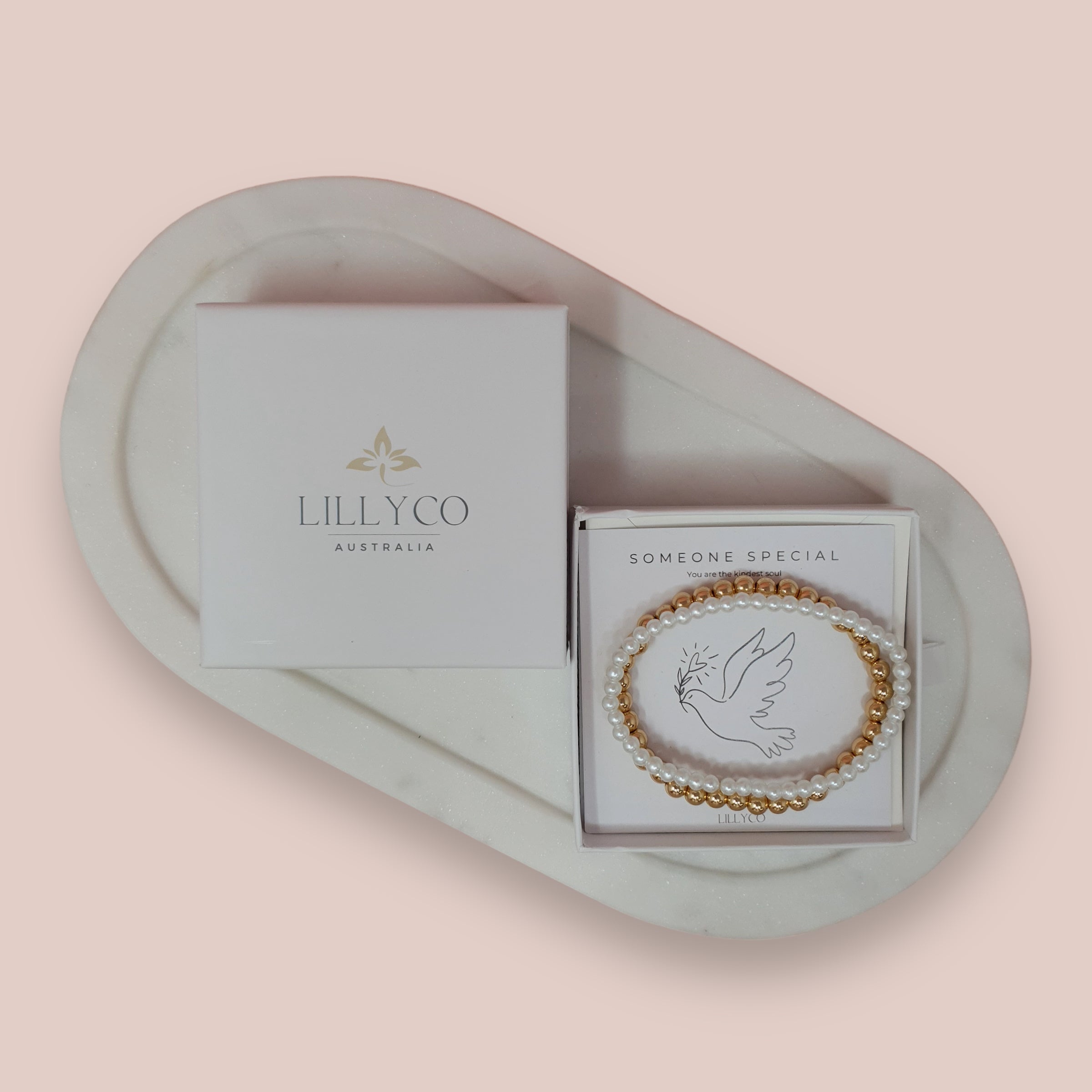JEWELLERY GIFT BOX | Someone Special #1 Boxed Rose Gold Bracelet