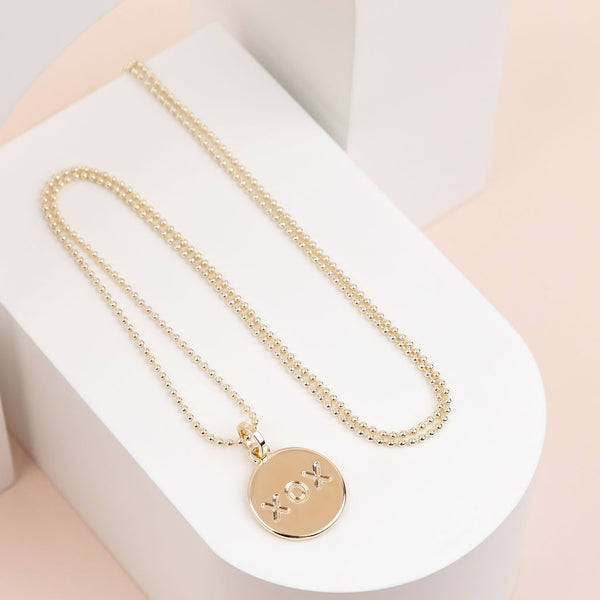 LIMITED EDITION | Light Gold XOX Necklace