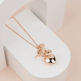 Limited Edition | SHORT | Rose Gold Heart Necklace