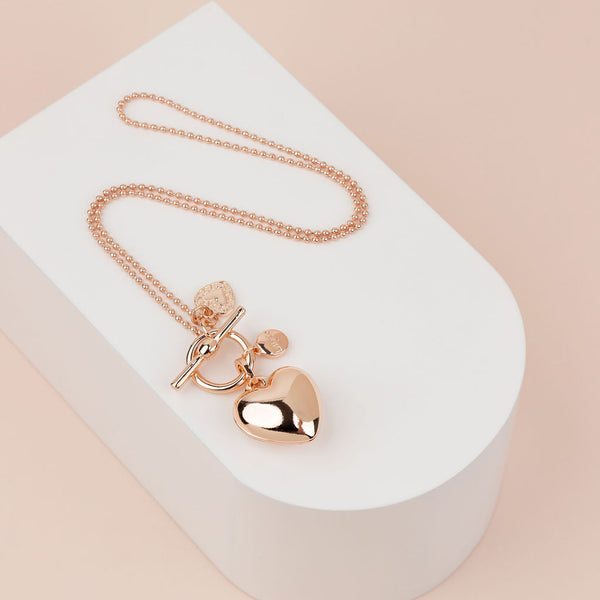 Limited Edition | SHORT | Rose Gold Heart Necklace