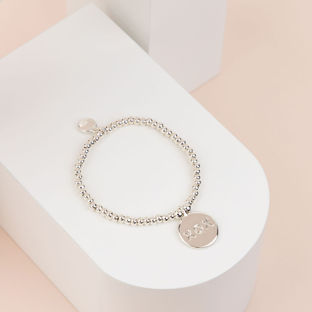 Silver XOX Bracelet