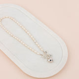 Limited Edition - Silver Short Freshwater Pearl Necklace