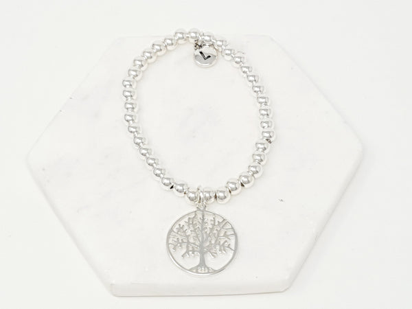 Silver Tree Bracelet