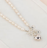 Limited Edition - Silver Short Freshwater Pearl Necklace
