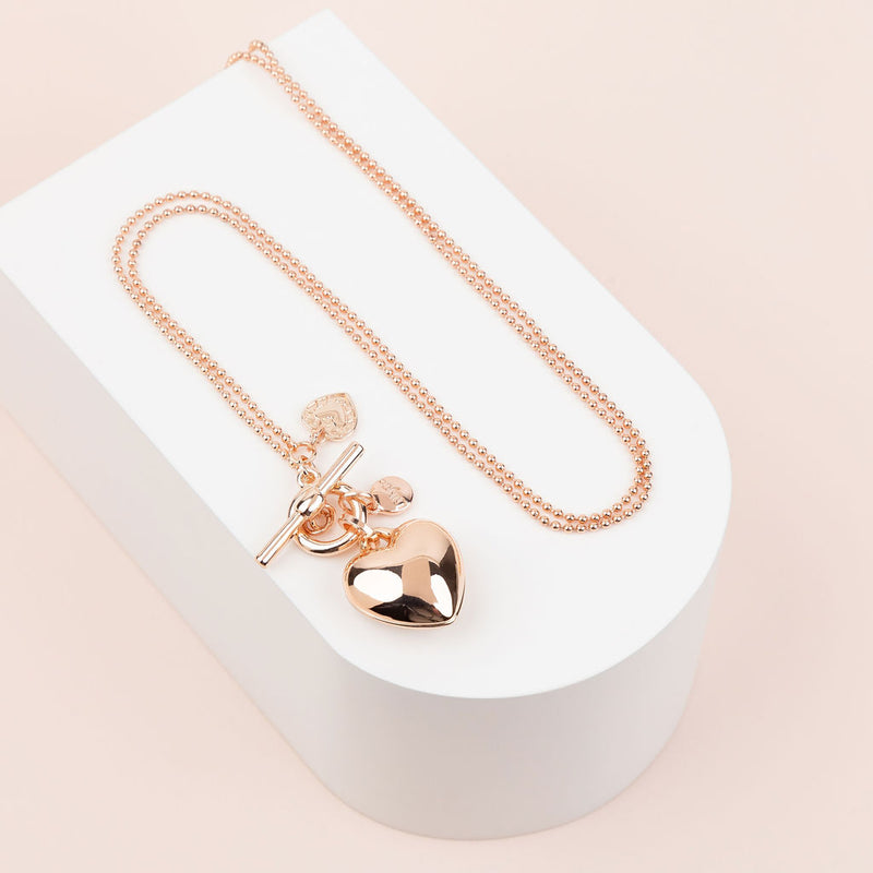 Limited Edition | LONG | Rose Gold Heart Necklace