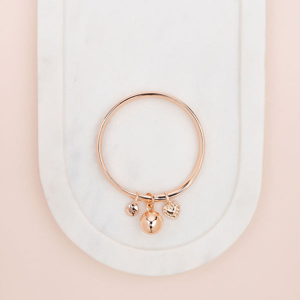 Limited Edition | Rose Gold Ball Bangle