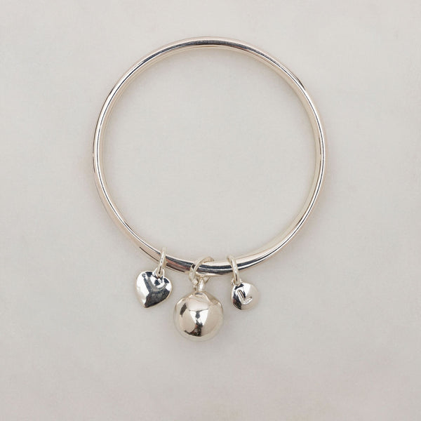 Limited Edition - Silver Ball Bangle