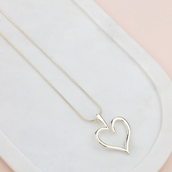 SHORT | Light Gold J1 Favourite Heart Necklace