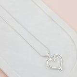 SHORT | Silver J1 Favorite Heart Necklace