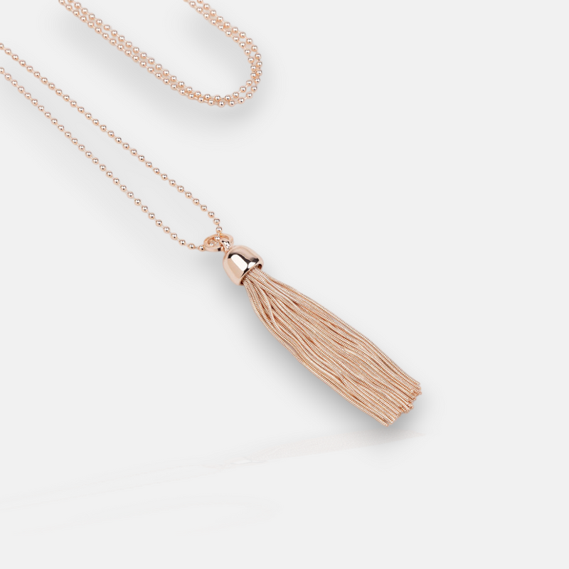 Rose Gold J1 Favourite Tassel Necklace