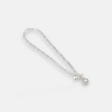 Short Silver Single Pearl Necklace