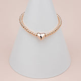 Rose Gold Small Heart Bracelet