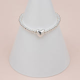 Silver Small Heart Bracelet